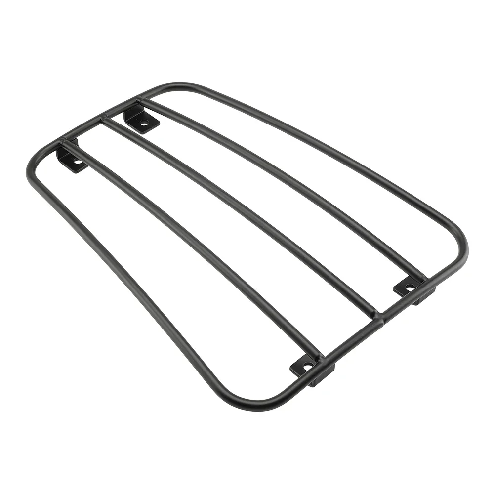 Motorcycle Fuel Gas Tank Luggage Rack Universal Stainless Steel Shelf Holder with Vacuum Suction Pads Luggage Rack Accessories