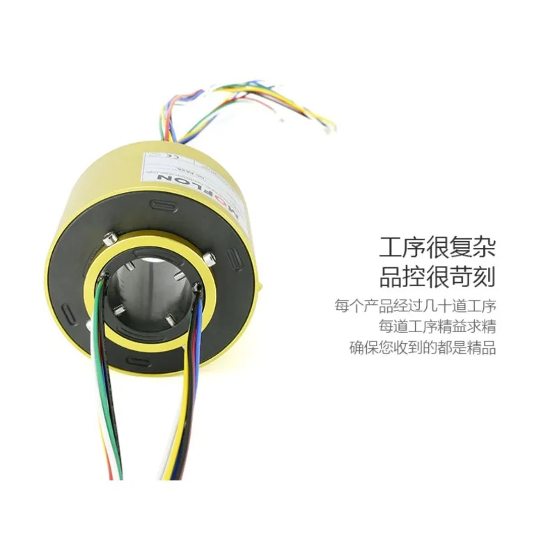 360 rotating conductive slip ring inner hole 30 38.1mm outer diameter 99mm collector ring conductive 24 6 8 10 12 ways