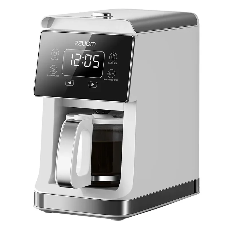 Molinillo de café automático, cafetera barista profesional para el hogar, pequeña, recién molida, cafetera Americana por goteo