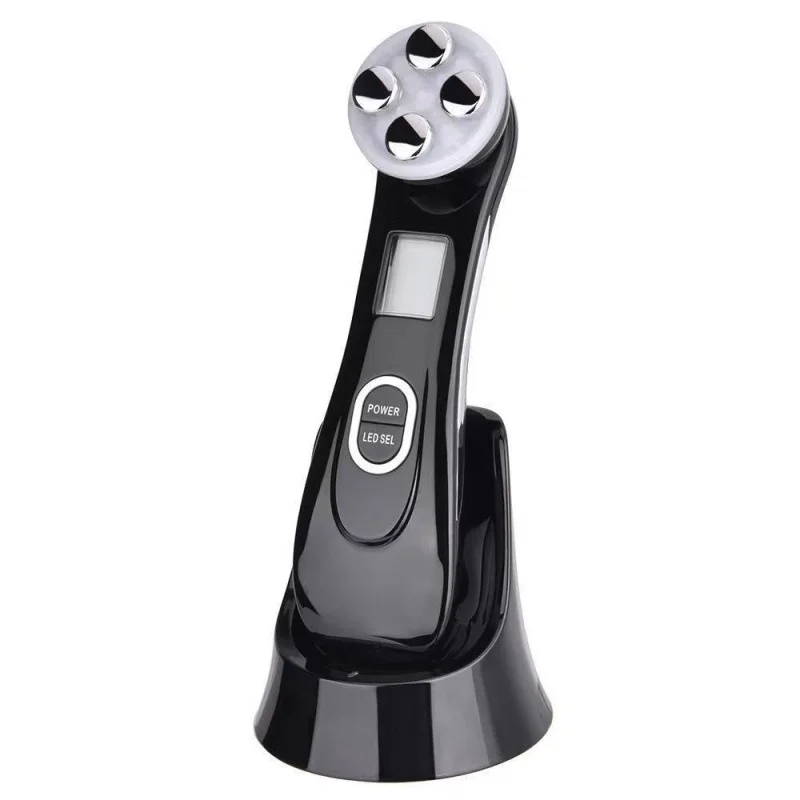 EMSマイクロカレントLEDライトセラピーRF美顔器 電動しわ取りリフトアップ肌引き締めフェイスケアマシン