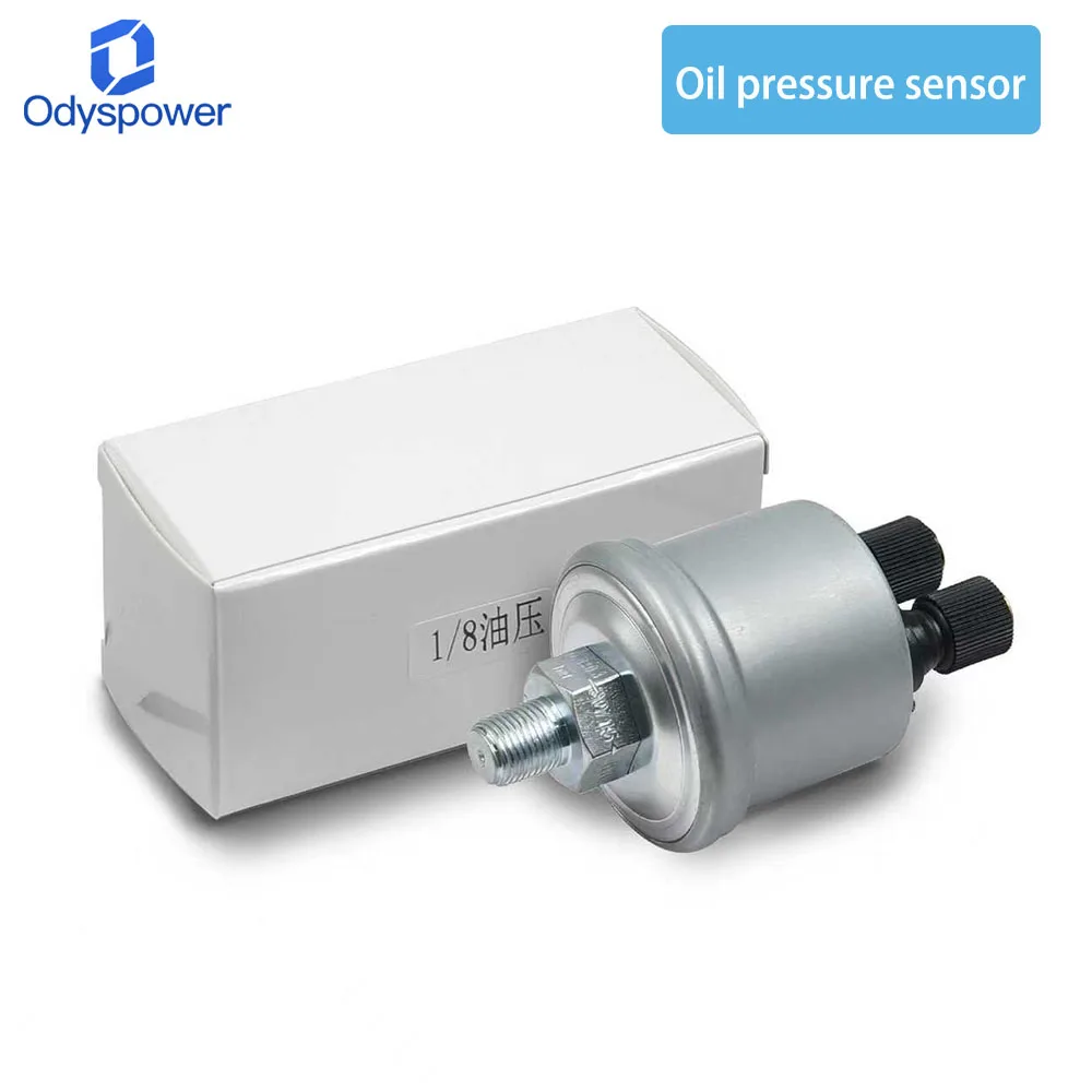 Universal Generator  Oil Pressure Sensor 1/8NPT 1/4NPT 0-10bars Diesel Genset Part Pressure Measuring Instrument Alarm Sensor