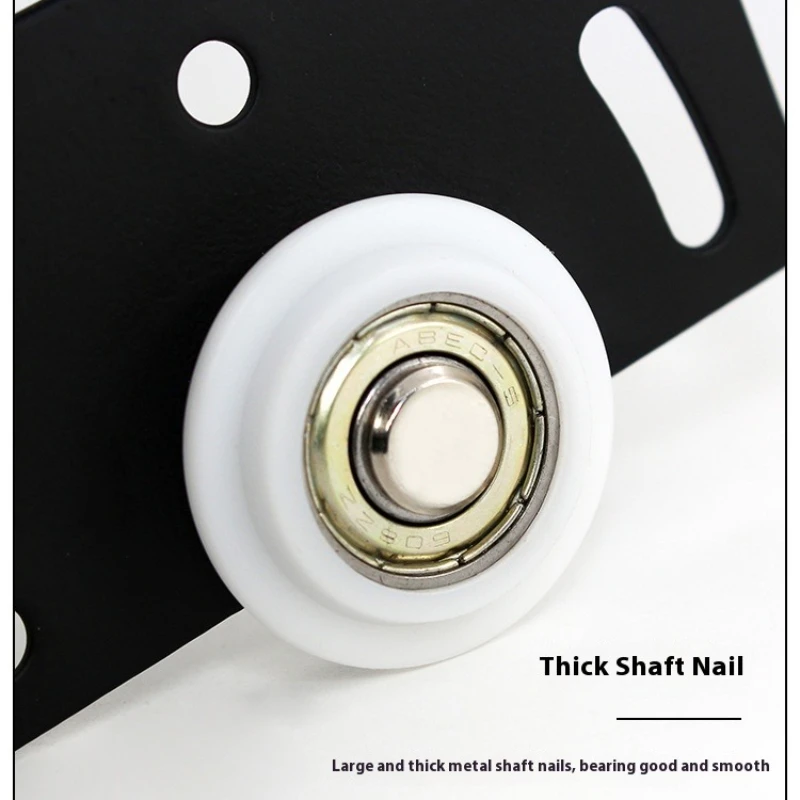 عجلات باب منزلق خشبي (338/378) - نظام محمل بكرة بكرة الخزانة/خزانة الملابس لاستبدال مسار الأخدود