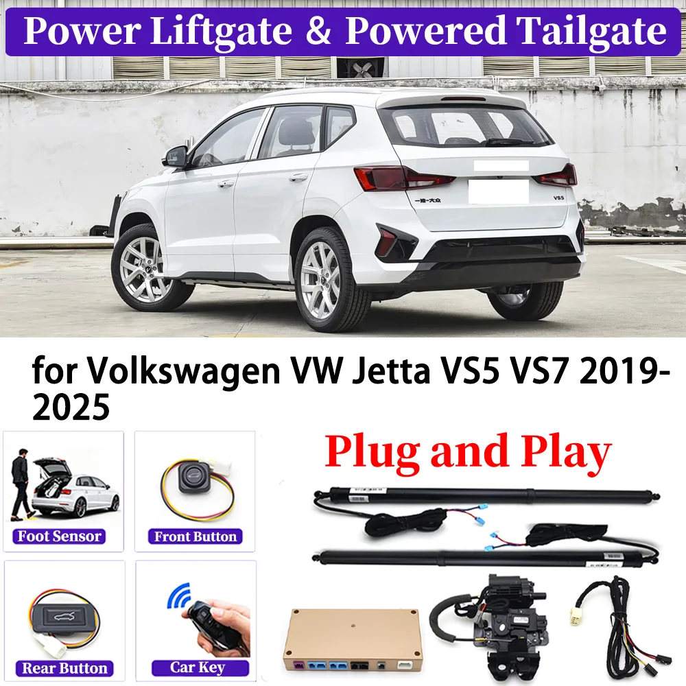 

ZJCGO for Volkswagen VW Jetta VS5 VS7 2019-2025 OEM Upgrade Car Automatic Power Liftgate Kit Smart Auto Electric Tailgate System