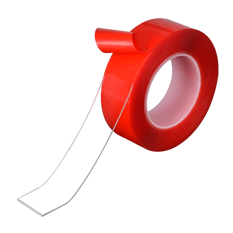 Car Strong Double Sided Adhesive Stickers Tape Nano Transparent Reusable Waterproof Auto Tape Clean Tools Car Protect Sticker