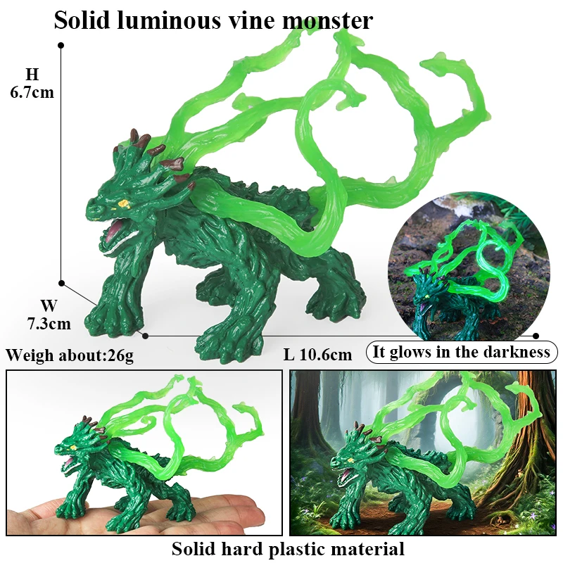 Oenux الأبيض النمر غريفين سيربيروس الأسد النمر شجرة الوحش النار التنين الديناصورات نموذج عمل أرقام جمع لعبة طفل