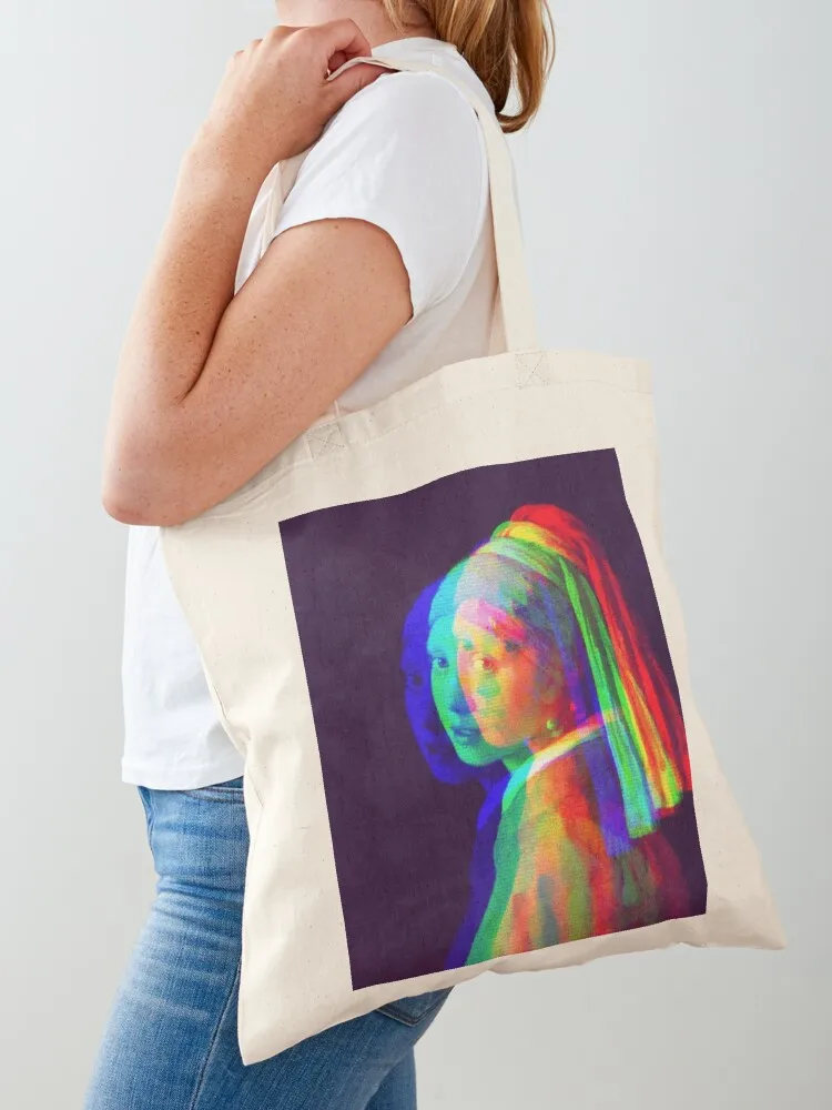 Girl with a Pearl Earring Tote Bag Customizable tote bag ecological bags Women's tote bag