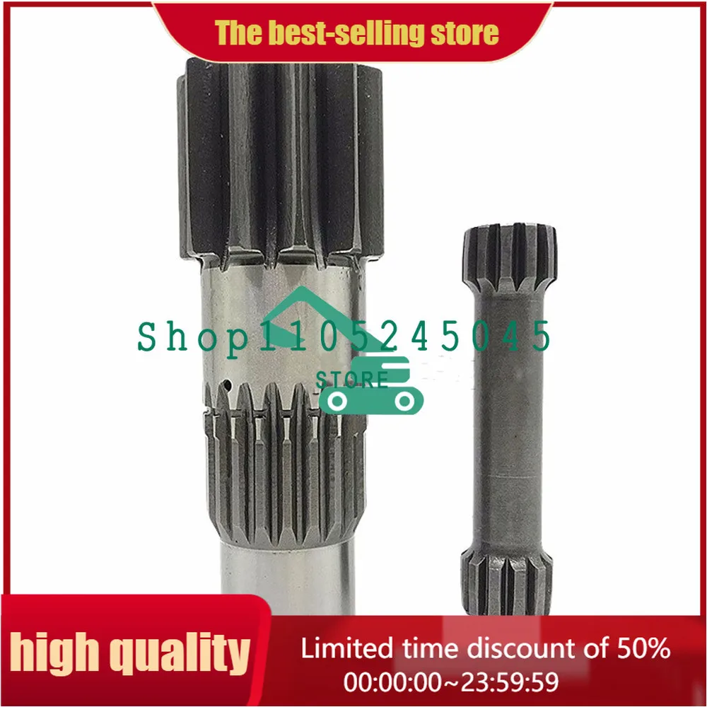 For PC10 15 18MR-2 18MR-3 Rotary Motor Center Tooth Rotating Vertical Shaft Swing Motor Gear Excavator Parts