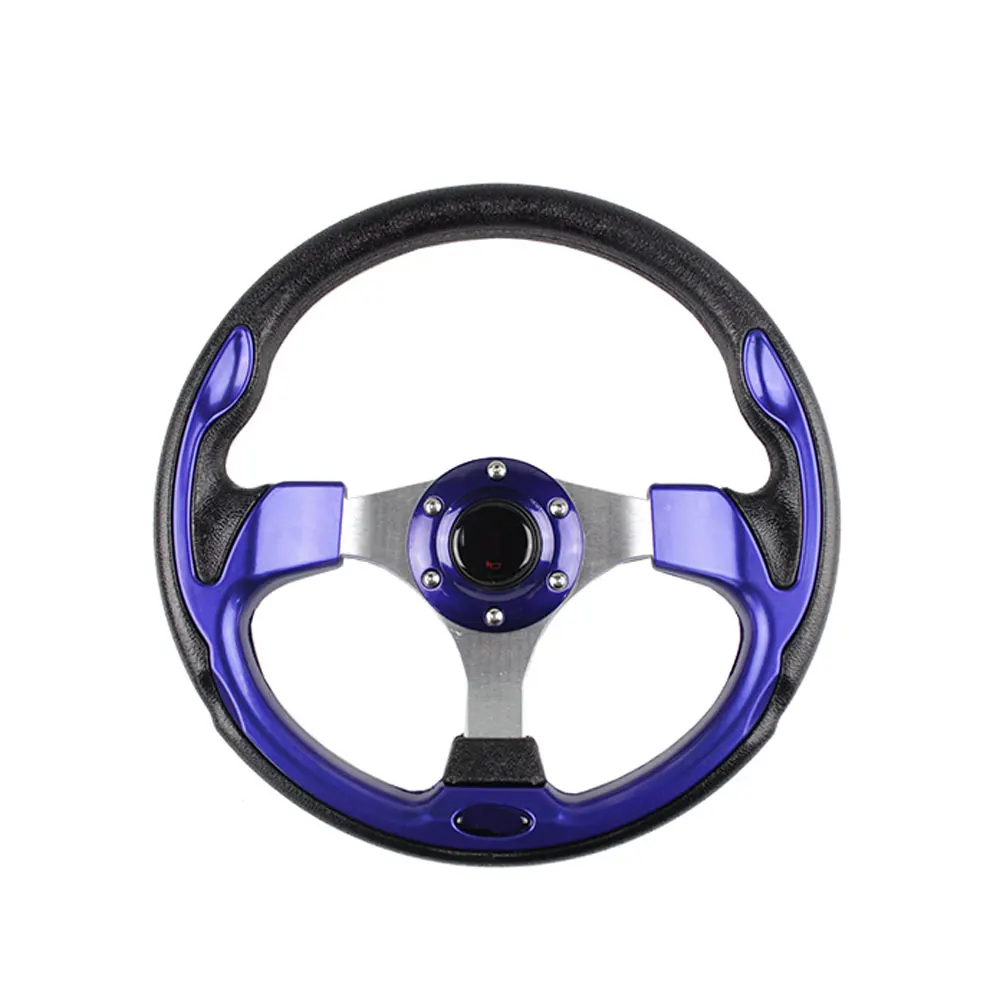 Universal Car Sport Steering Wheel Racing Universal 320mm/13Inches Pu Steering Wheel High Quality And Durable With Horn and Logo