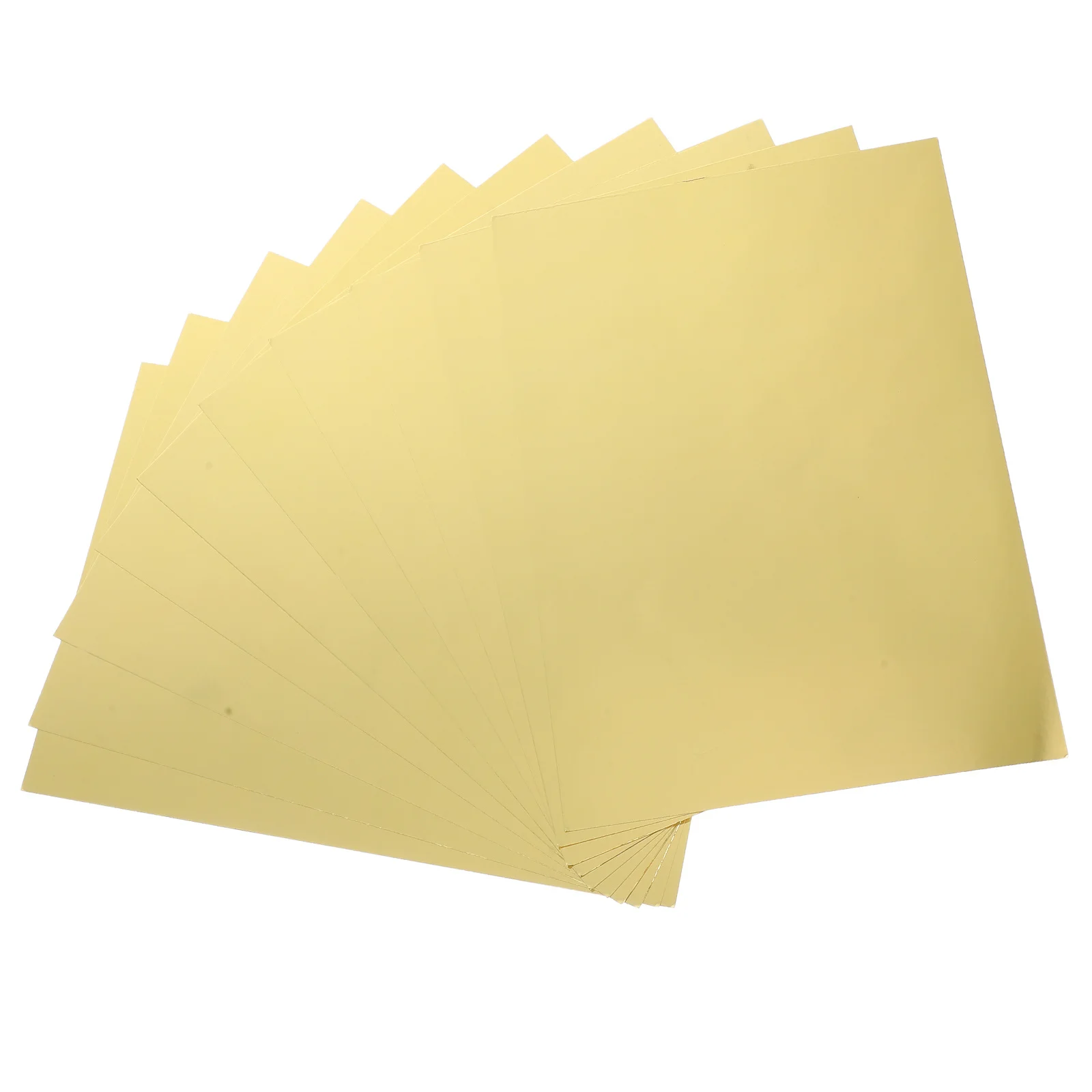 10 قطعة بطاقات معدنية ذهبية من جانب واحد لدعوات الحرف اليدوية ذاتية الصنع مستلزمات ورق قصاصات وأعياد الميلاد وحفلات الزفاف