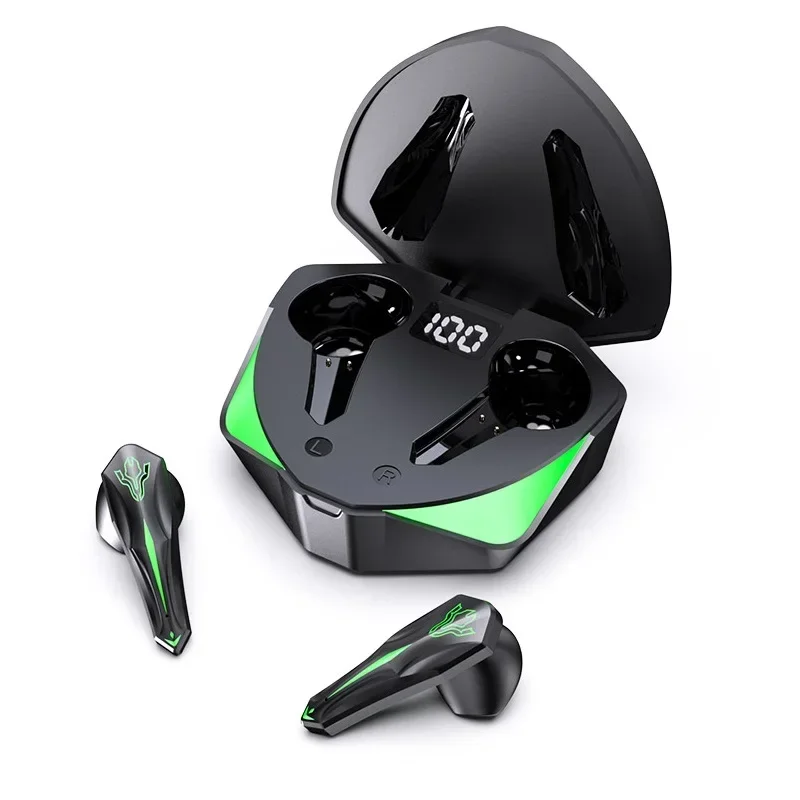 Новые игровые наушники TWS Bluetooth 5,1 с низкой задержкой 45 мс, профессиональные геймерские Bluetooth наушники с микрофоном, стерео звуковая гарнитура