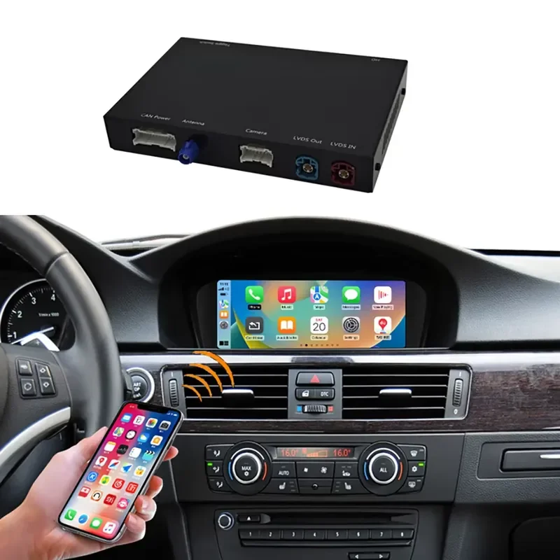 Original Screen Upgrade CIC System Multimedia Video Interface E84 E90 F10 F25 F07 Carplay for Carplay Interface 2010-2012
