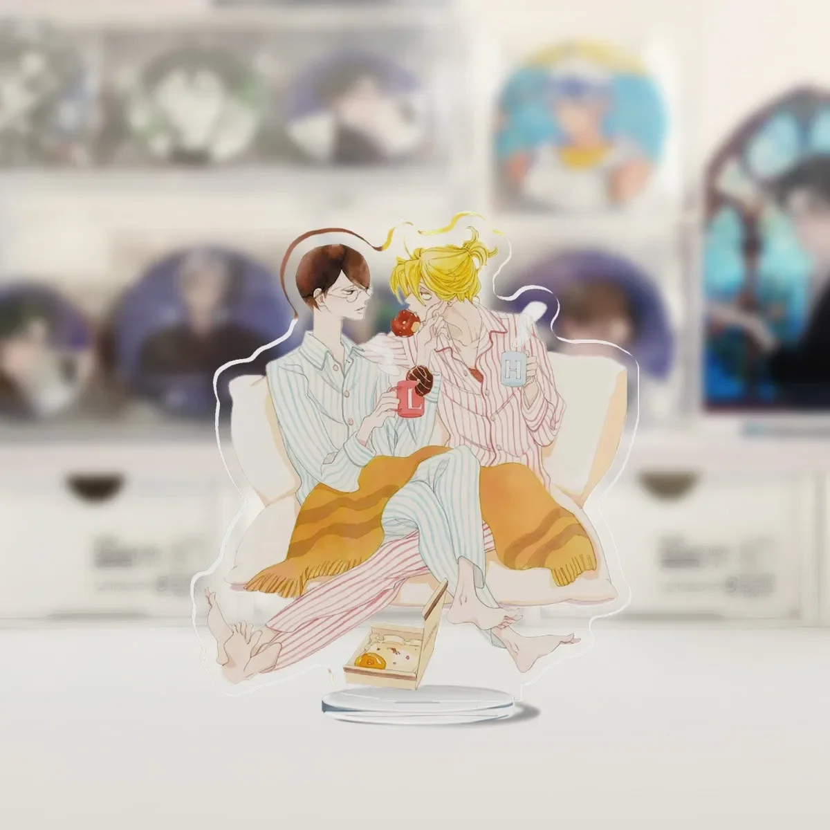 Doukyuusei Acrylic Stand Kusakabe Hikaru Sajou Rihito Pajiama Series Figure Desk Display Decoration Anime Goods Collection Gift