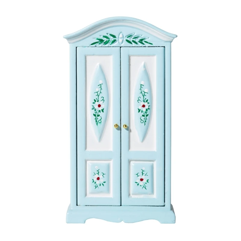 

Dollhouse Miniature Furniture Living-Room Closet House Cabinet 1/12 Scale D5QA