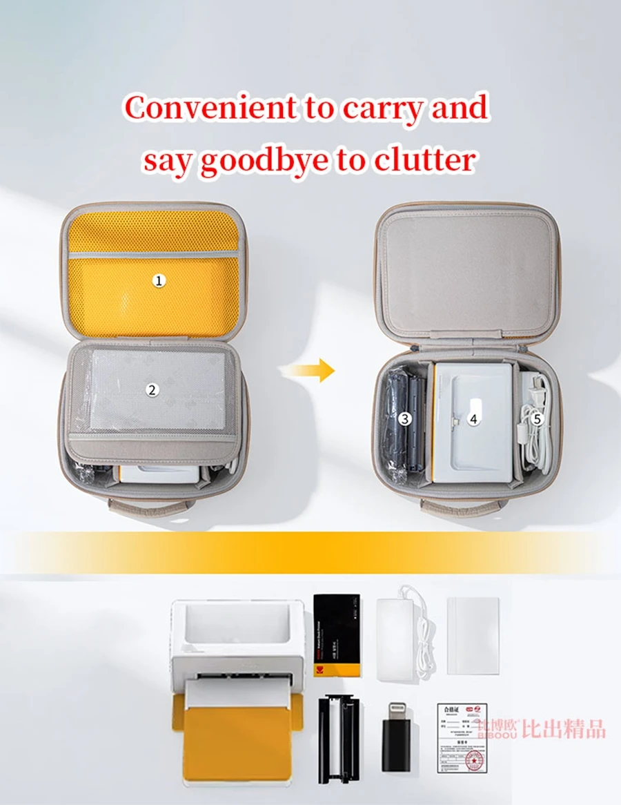 Hard EVA Storage Case for KODAK DOCK Plus Printer Protect Box DOCK PLUS Printer Portable Travel Carrying Bag