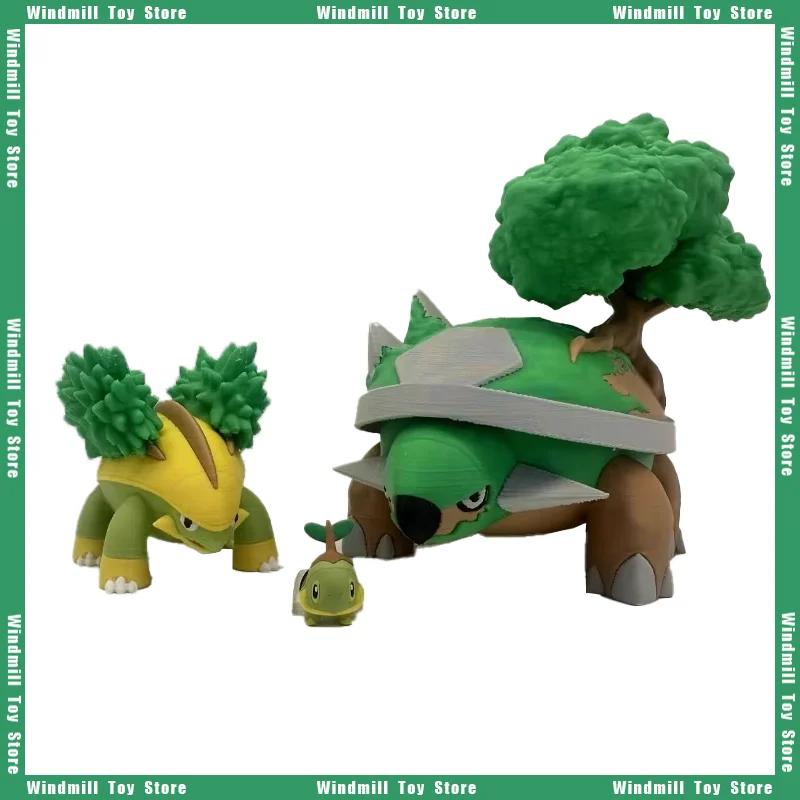 

3D печать масштаб 1/20 World Grotle Torterra Pokémon игра периферийные устройства PLA коллекции модель настольный орнамент украшение игрушка в подарок