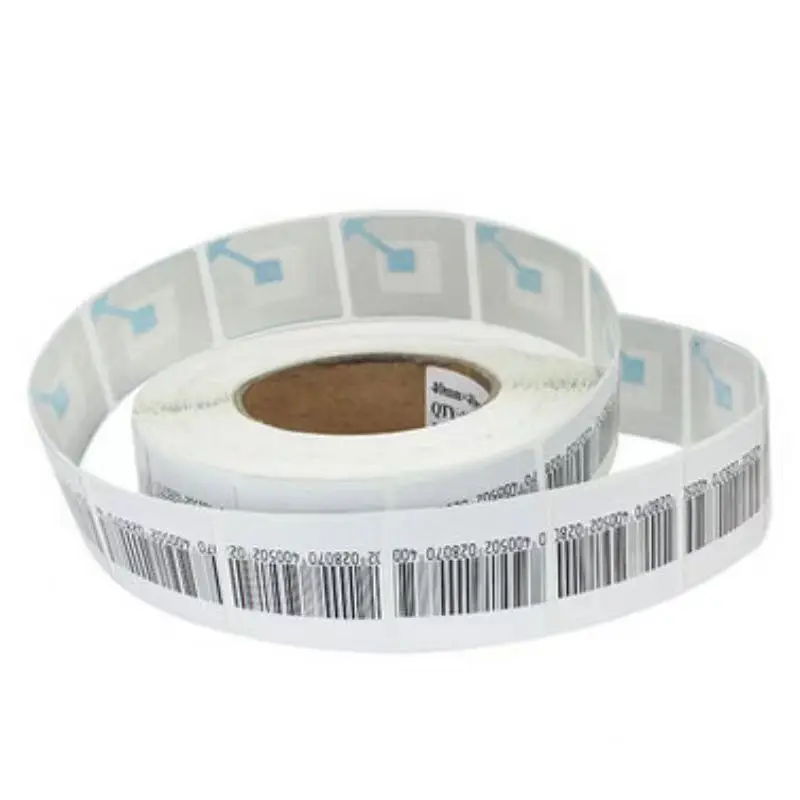 1000Pcs/rol Soft  Label Sticker of Supermarket Commodity Library EAS Anti-Theft Label of Supermarket Convenience Store RF 8.2MHZ