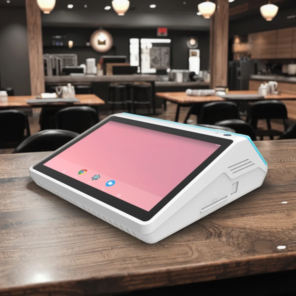 10-Inch All-in-One Touch Screen Cash Register POS System Includes Second Screen Printer Code Reader NFC Payment POS Machines
