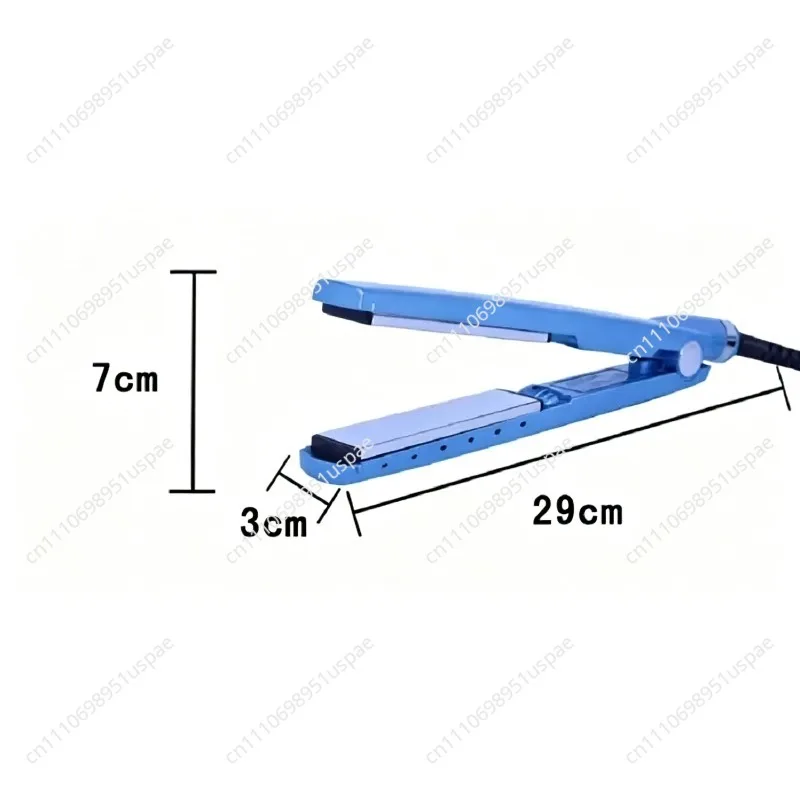 Straight hair curly hair dual-purpose portable small splint quick heating curling iron hair straightener