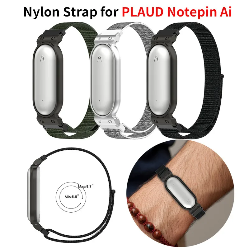 para-plaud-notepin-ai-nylon-strap-metal-case-notepin-s-ai-gravador-de-voz-alca-de-pulso-capa-protetora-protetor-A-prova-de-choque