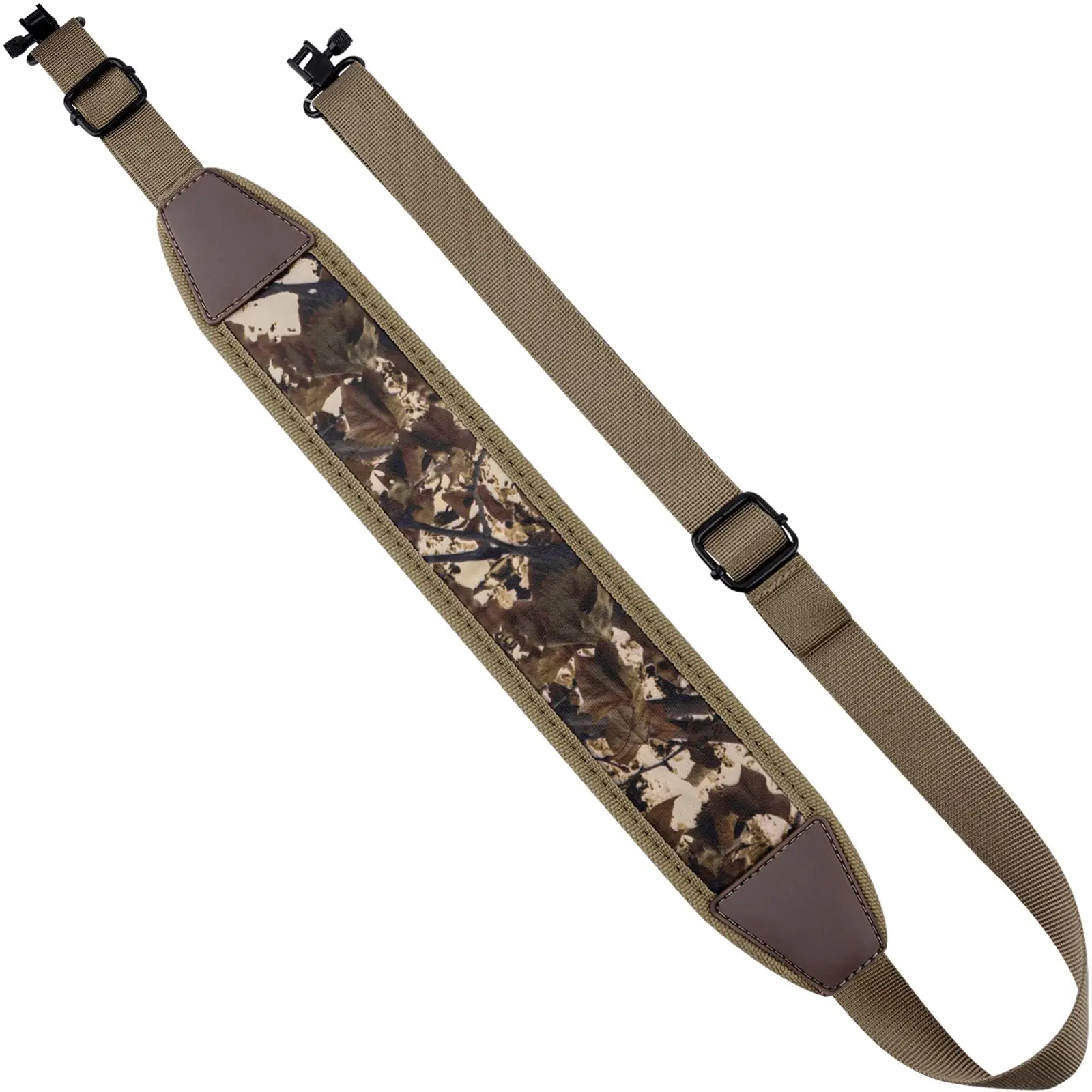 CVLIFE Gun Rifle Sling 2 Point with Swivels Padding Adjustable Strap Shoulder Strap Outdoor For slinging Hunting shotgun Access