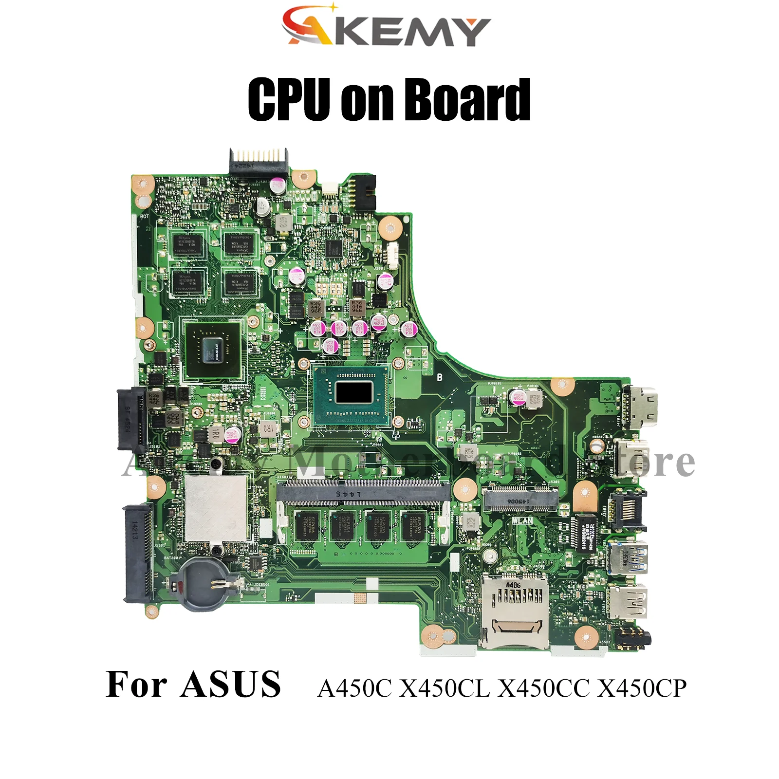 

X450CC Материнская плата для ноутбука ASUS VivoBook Y481C X450CC X450CL X450C K450C X450CP X452C A450C Материнская плата с процессором tests OK stk