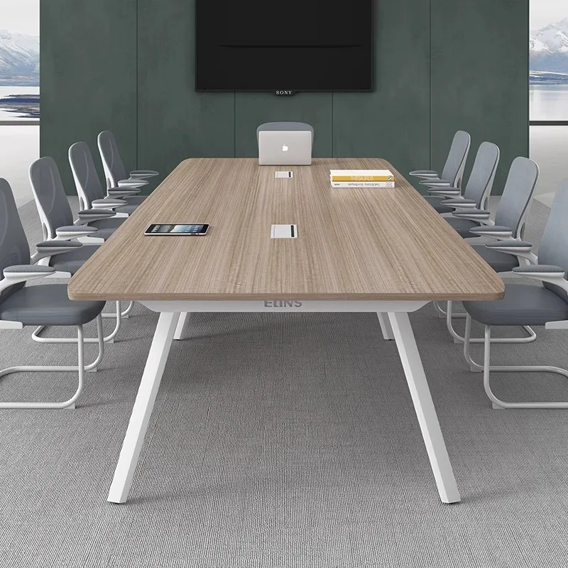 Creative Modern Wood Large Small Workbench Simple Modern Training Table for Conference Negotiation Room Easy Assembly School man