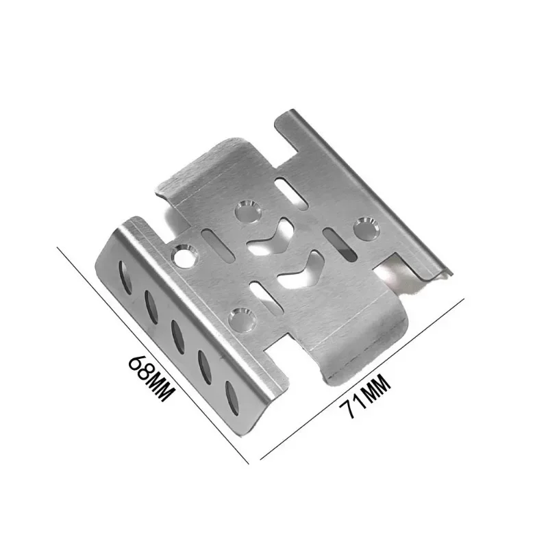 Stainless steel plate chassis armor for MJX HYPER GO 1/8 H8P simulation Ford Mustang remote control car accessories