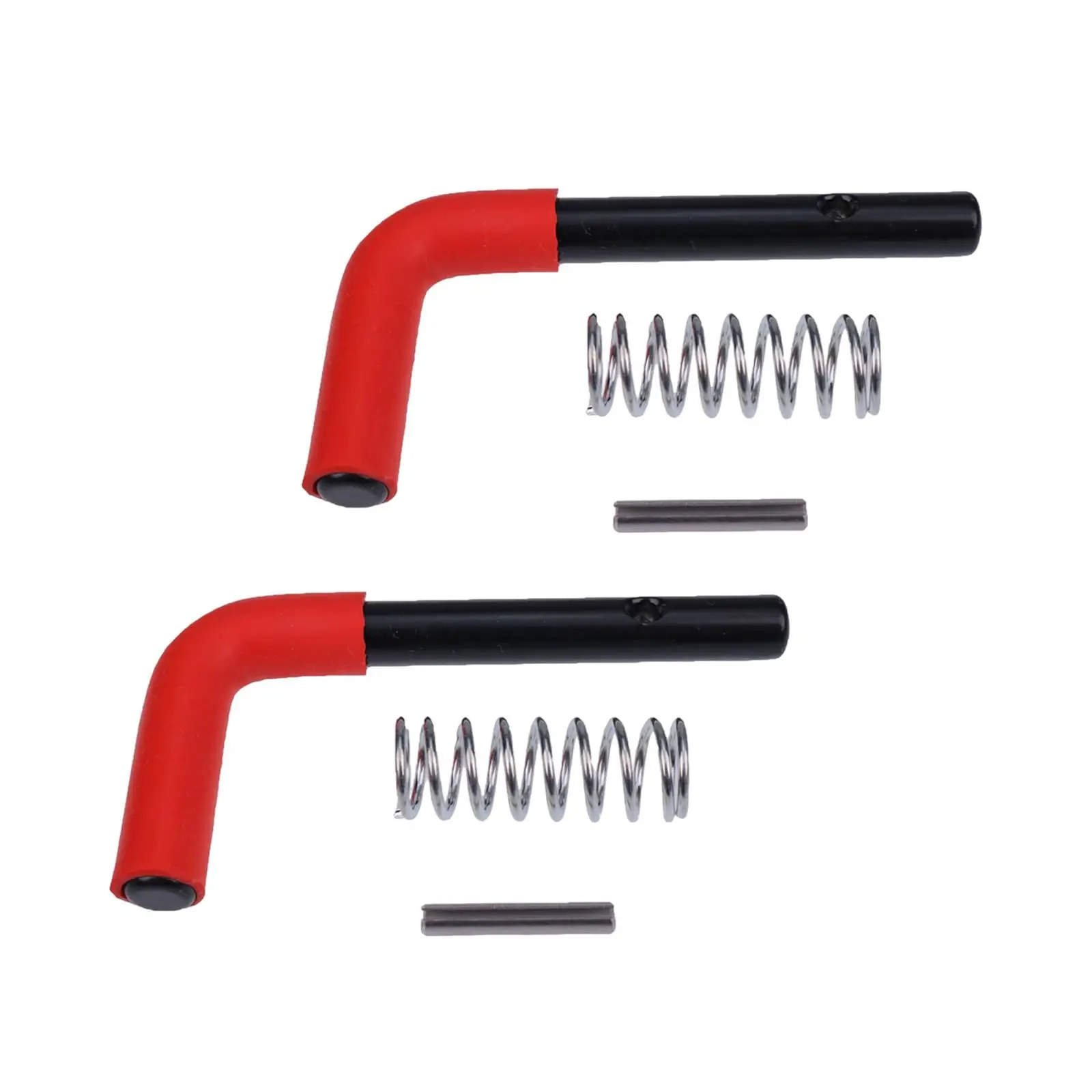 2 broches de verrouillage de support 67844, équipement pratique et Portable, accessoires robustes noirs et rouges, raccords de remplacement professionnels robustes