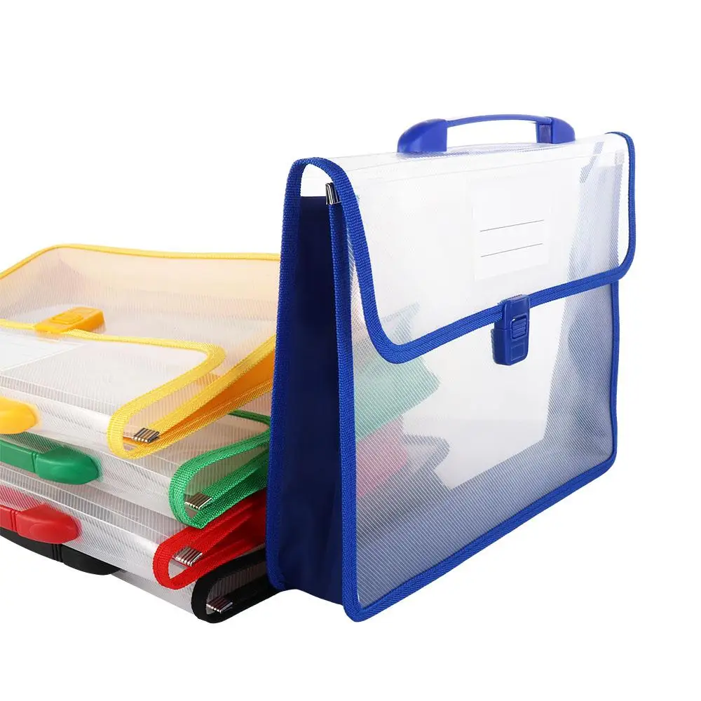 Wallet Home Organization Office Supplies School Expanding File Folders File Storage Bag Document Bag File Folder File Wallet view 5