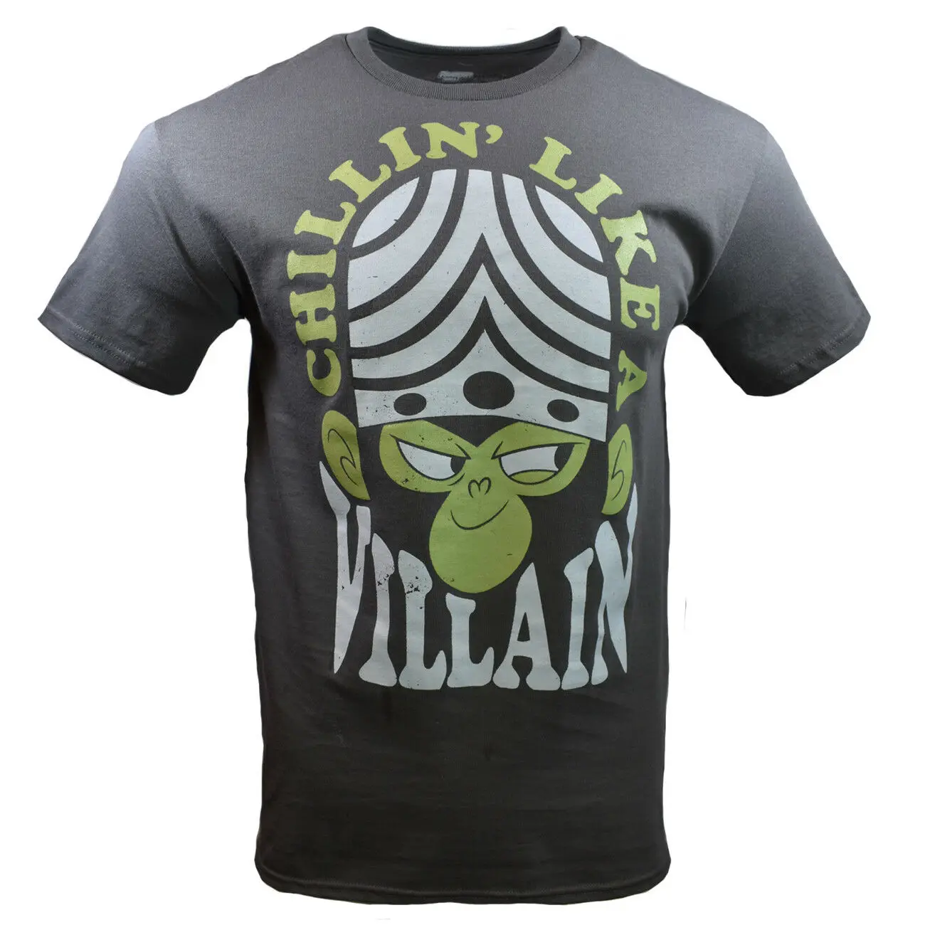 Mojo Jojo Mens T shirt Chillin like a Villain The Power puff Girls Cartoons