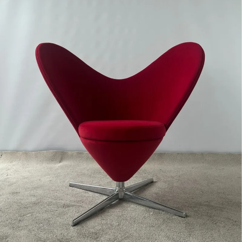 Love chair, single sofa, simple rotating fabric living room single sofa chair