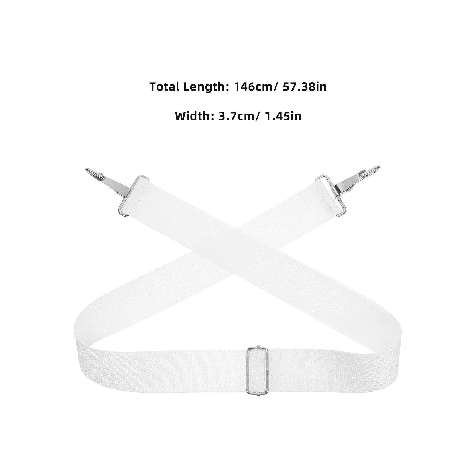 2Pcs Adjustable Snare Drum Sling Strap Nylon Marching Drum Belt for African Djembe Ergonomic Weight Distribution 145Cm