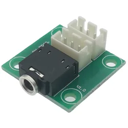 4PCS AUX Connector Audio Signal Connection Board Earphone Jack Port 3.5mm Socket to 2.54 mm 3pin interface Adapter Dock