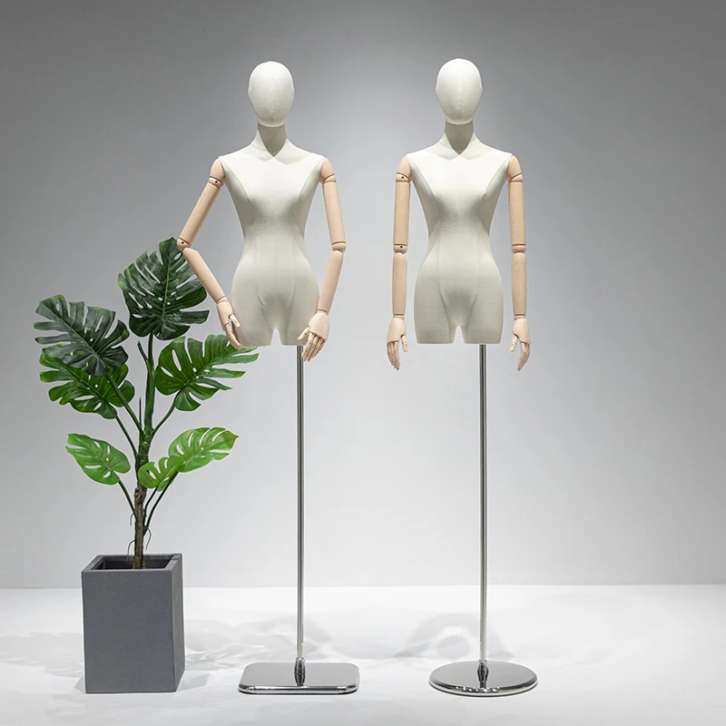 

Clothing store small chest pendant hand model props women's clothing store half-body platform full body display rack window mode