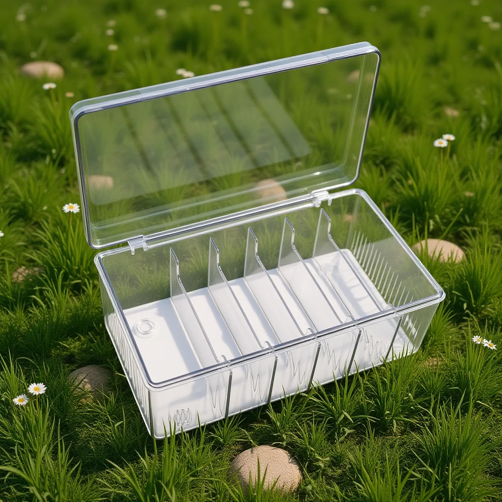 

Eyelash Extension Tools Storage Box Acrylic Makeup Tool Organizer Large Capacity Storage For Lash Accessories