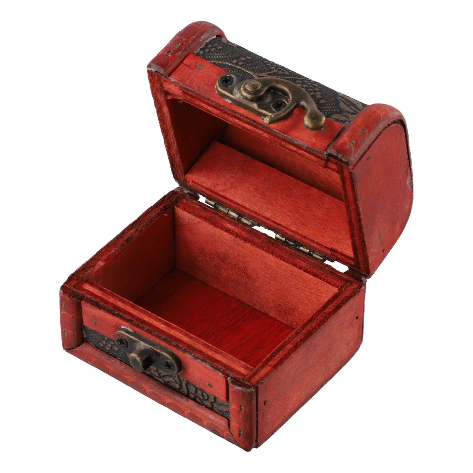 Retro Design Jewelry Box Product Retro Design Storage Treasure Chest Trinket Box Antique Wooden Box Accessories   New