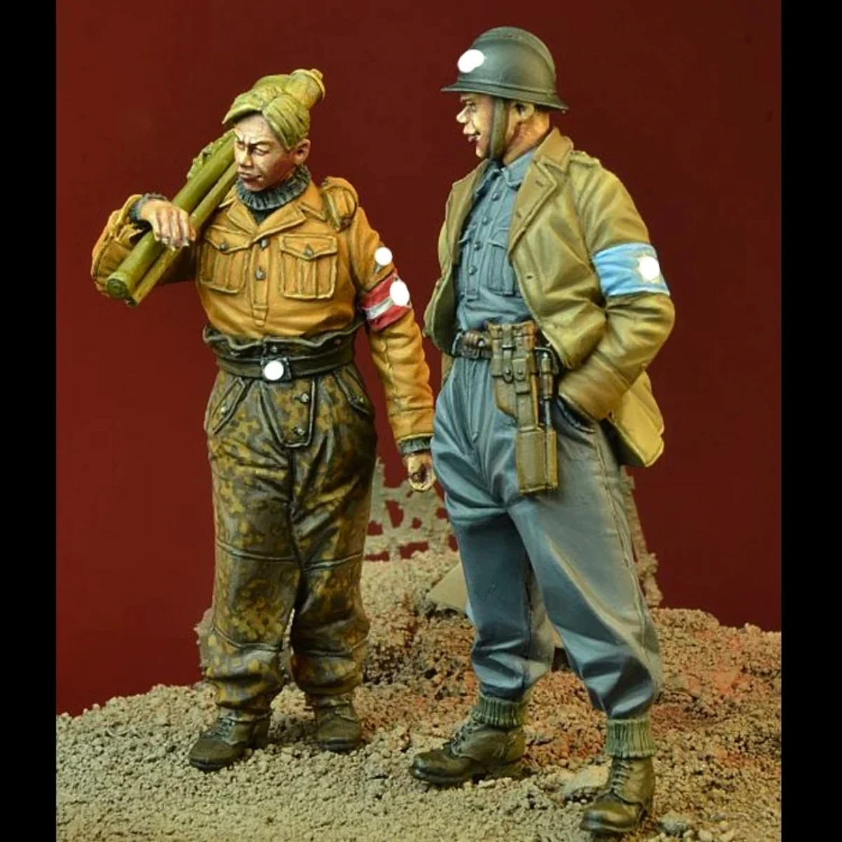 Kit de figurine en résine non peinte, soldat allemand, non assemblé et non peint, GK, 1/35