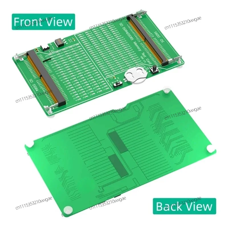 2-in-1 DDR4 DDR5 Laptop RAM Tester, LED Indicator Memory Diagnostic Test Tool with Test Card