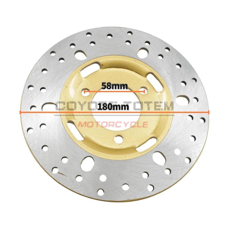 180mm Front Brake Disc/Brake Disc Scooter Moped ZUMA50 100 YW50 YW100 BWS100 BEEWEE 100 4CW ZY125 TNG Milan 150