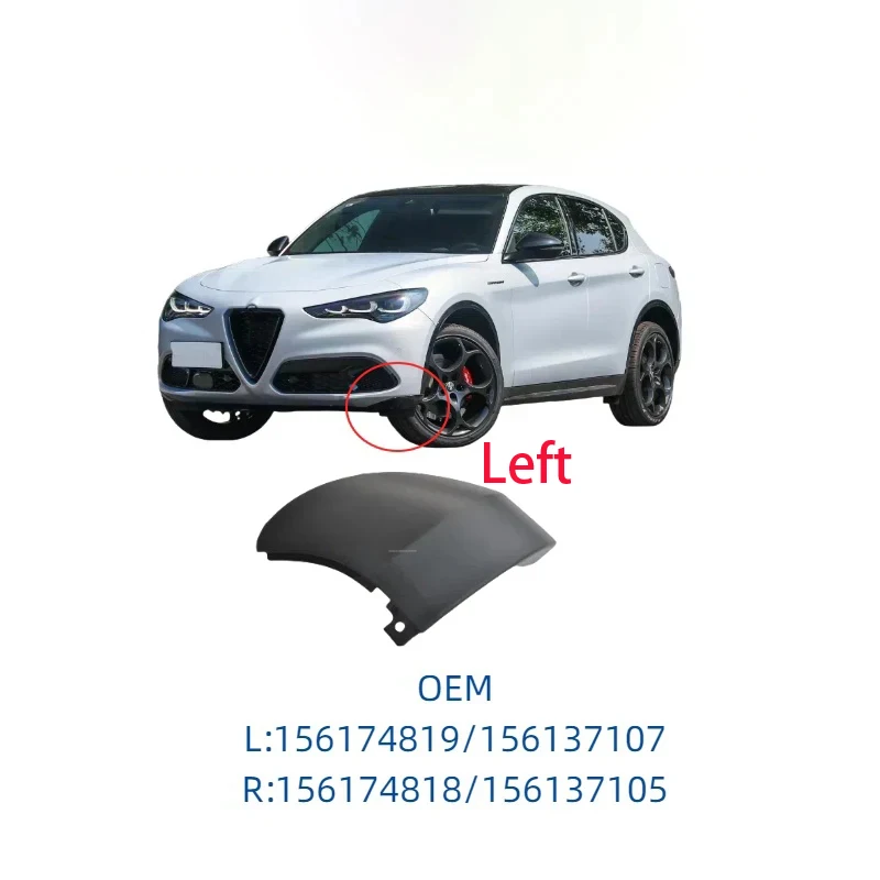 

Car front bumper corner For Alfa Romeo Stelvio 949 2017-2022 OE 156174818 156174819