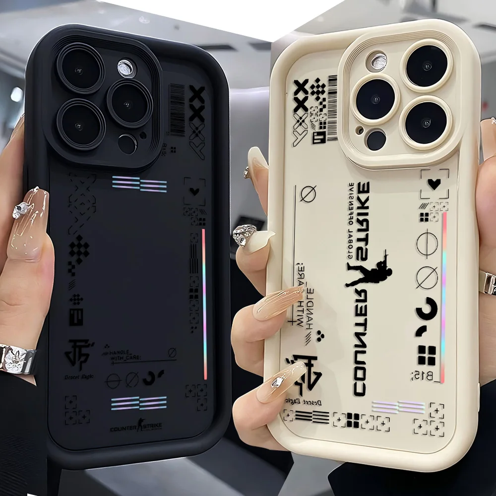 Hot Game Counter Strike CS GO  Phone Case for Samsung S25 S24 S23 S22 S21 F06 M16 Note 20 FE Plus Ultra 4G 5G Soft Silicone TPU
