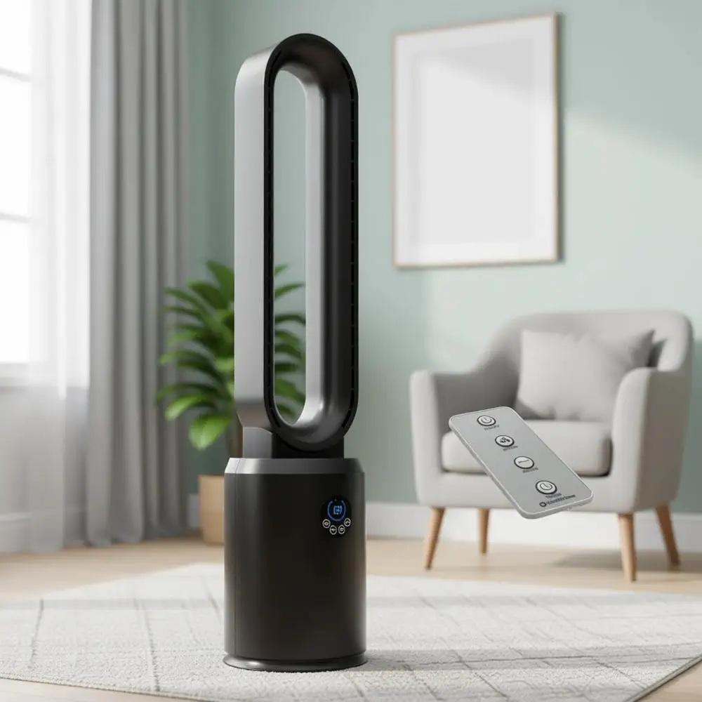 

40-Inch BladelTower an or Bedroom – Quiet Standing an with Remote Control, 9H Timer & Wide Area Oscillation – Turbocharged Airlo