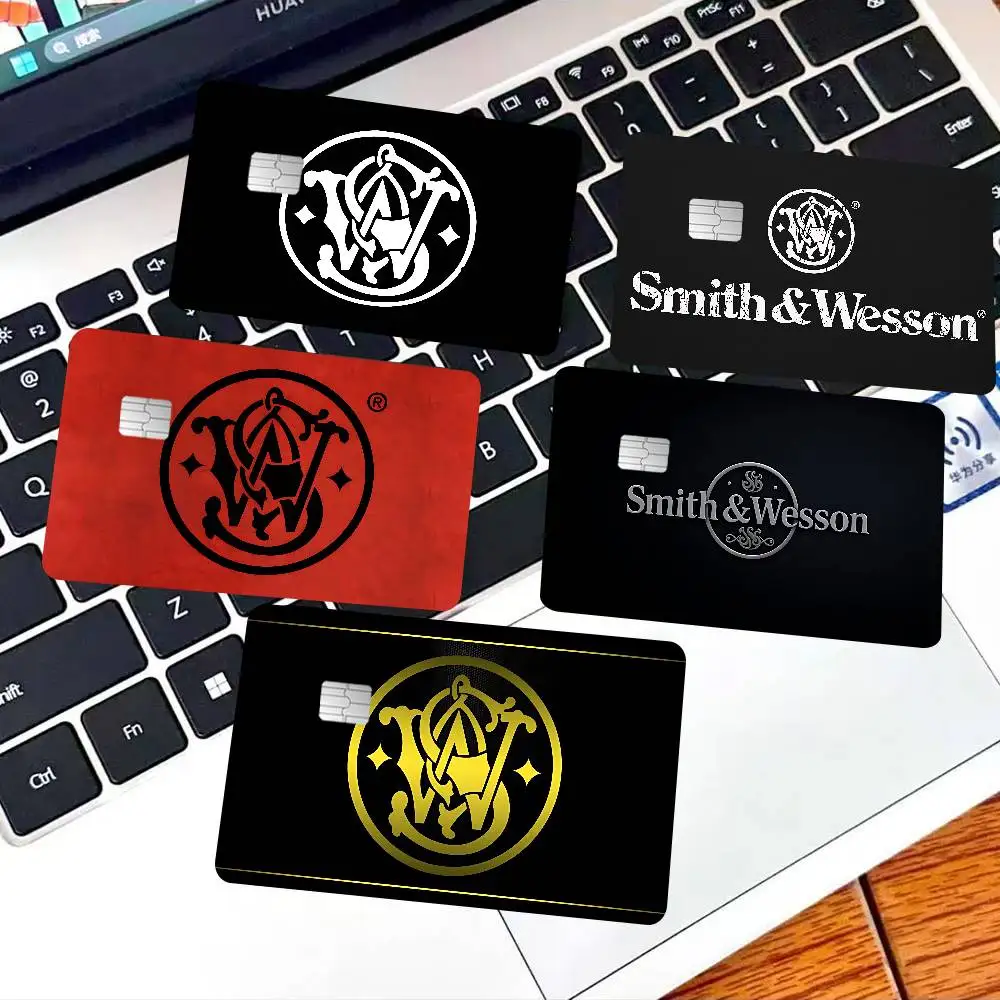 GUN SmithS W-WessonS 100% Hot Sale Amine Credit Debit Bank Card Bus Card Film Skin Sticker