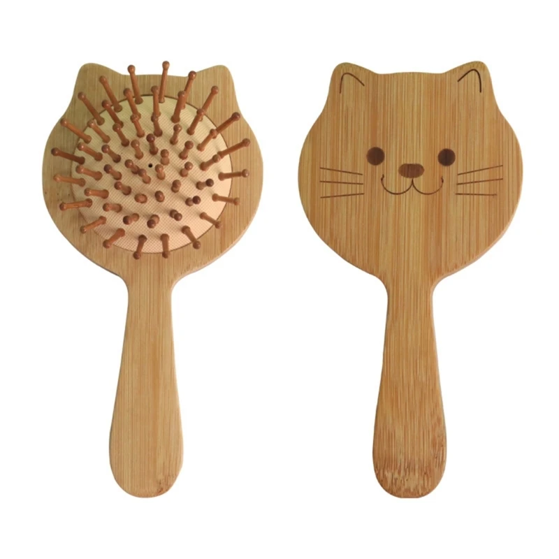 Baby Cradle Caps Brush Soft  Hair Brush Hair Comb Bamboo Travel Hair Styling Comb for Toddler Bath  Massager Dropshipping