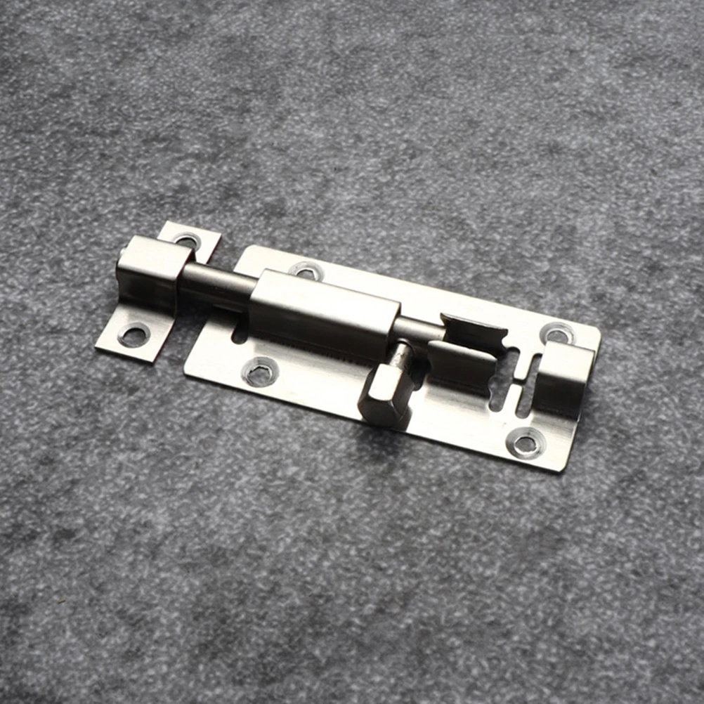 

6pcs Anti theft Door Lock Slide Latch Stainless Steel Bolt for Interior Doors Boxes Cabinets Wooden Doors Windows Fences Kennels