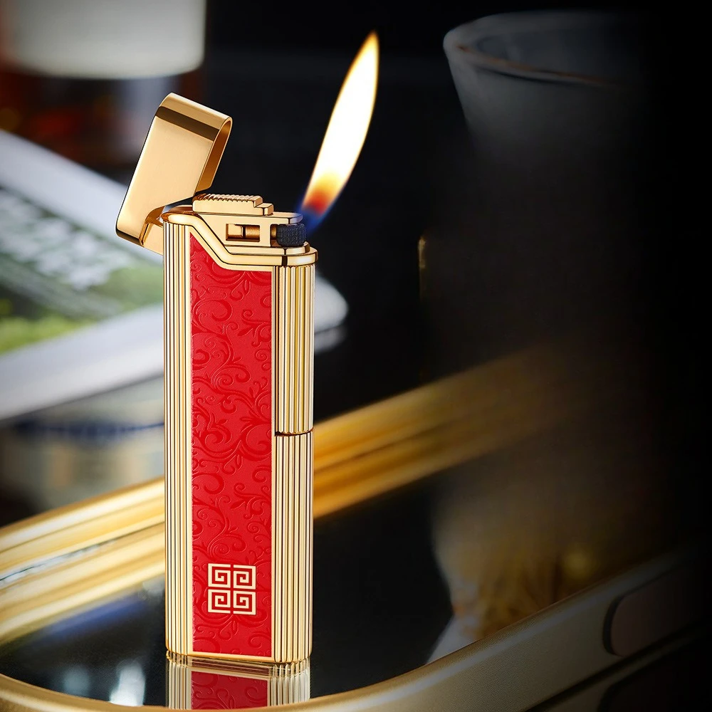 

Mini Portable Lighter with Grinding Wheel Side Firing, Stylish and Elegant, High-end Gift Torch Lighter Refillable Cool Gadgets