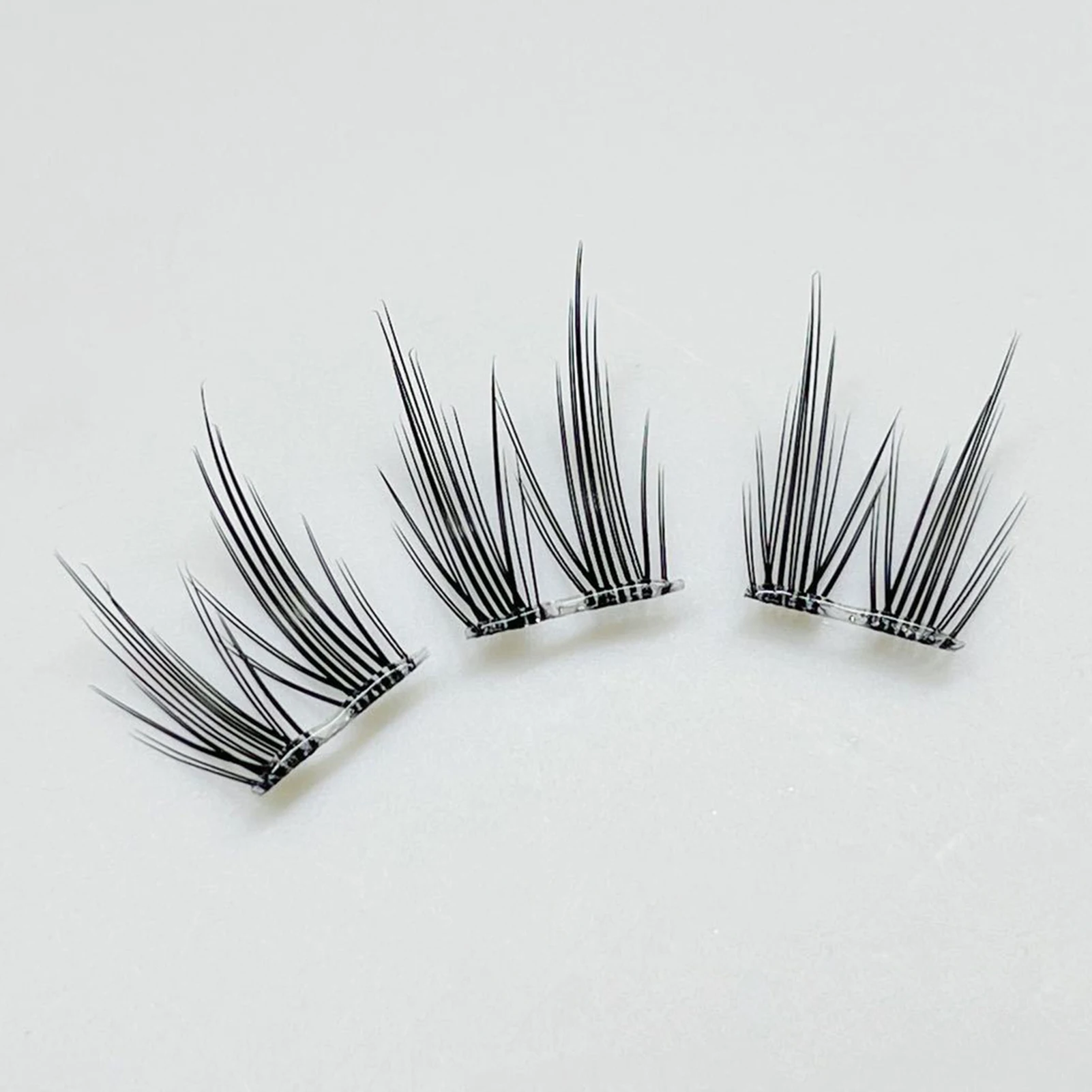 Diy lash cluster extensões sem cola estilo coreano menina grupo chicote segmentado natural cílios postiços auto adesivo cílios