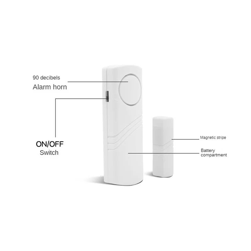 A69Z Allarme per porte e finestre Allarme elettronico Allarme di sicurezza per finestre antifurto Allarme per porte di sicurezza
