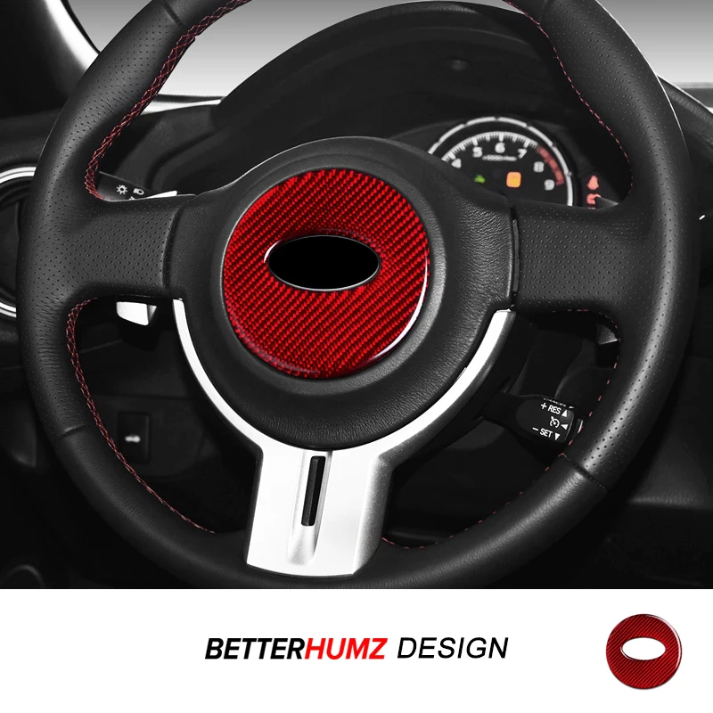 Für Subaru BRZ Toyota GR86 2013-2017 Carbon Fiber Lenkrad Panel Trim Aufkleber Abdeckung Auto Innen Tuning Zubehör