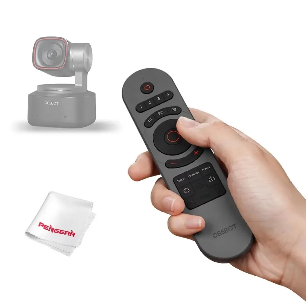 OBSBOT Tiny 2 Remote Control Presentation Clicker for Tiny 2/Tiny 4K/1080P Webcam Wireless Connection  via USB Receiver